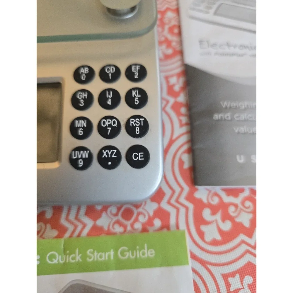Weight Watchers Electronic Food Scale with Points Plus Values